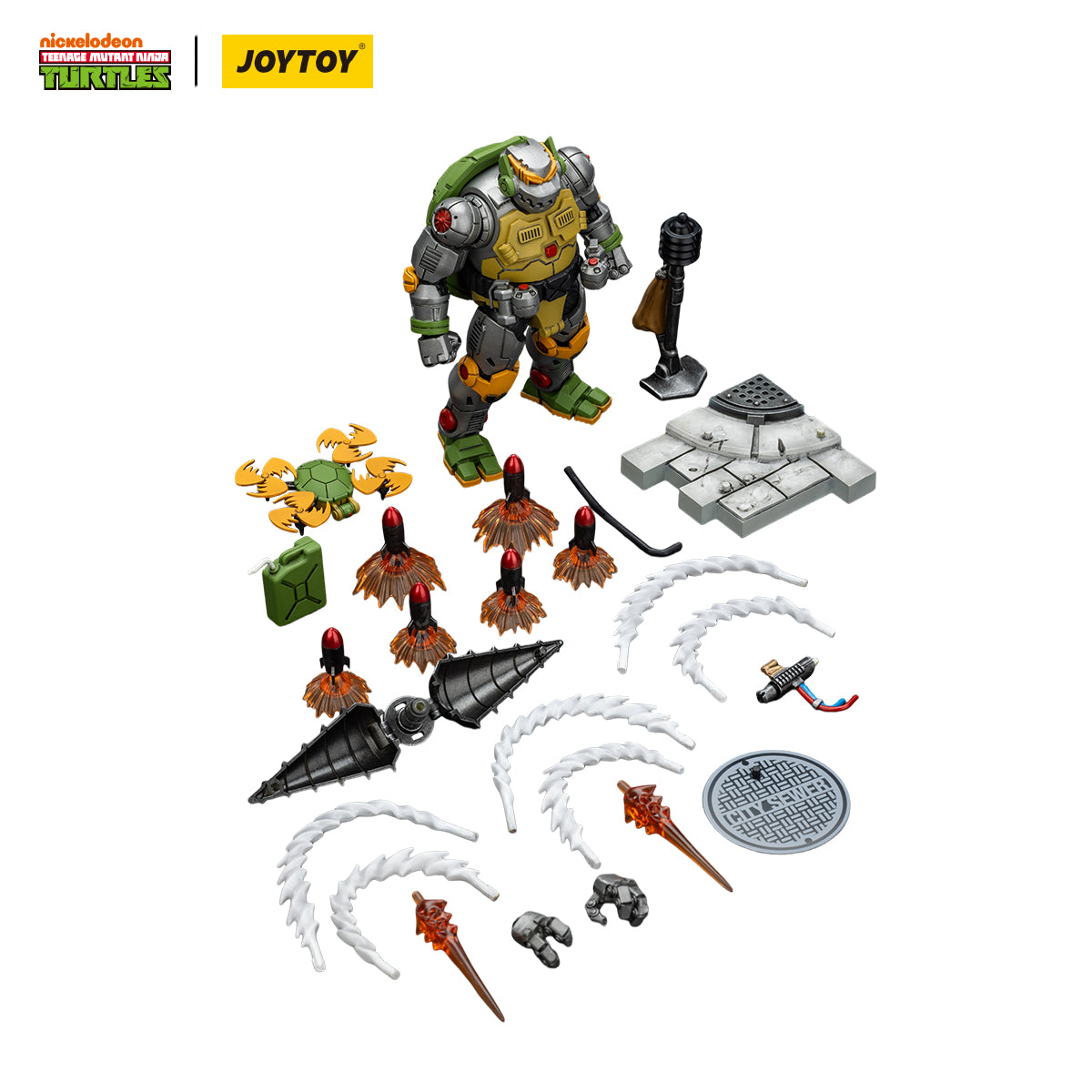 [PreOrder]JOYTOY 1/18 Action Figure TMNT-Metalhead JT02533