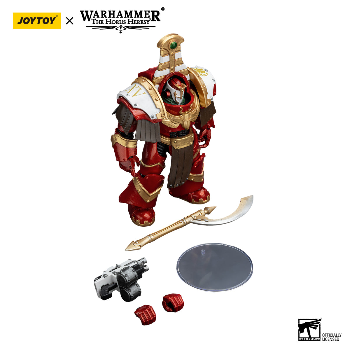 JOYTOY Action Figure 1/18 Thousand Sons Sekhmet Terminator Cabal Sekhmet With Combi-Bolter And Achea Force Weapon Model Birthday Gifts 