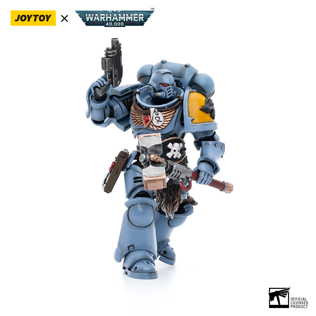 JOYTOY Action Figure 1/18 Space Wolves Claw Pack Sigyrr Stoneshield Model Birthday Gifts 