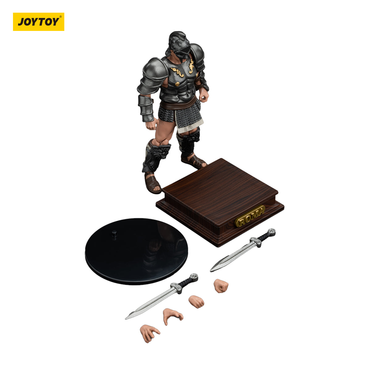 JOYTOY Action Figure 1/18 Roman Gladiator Dimachaerus Gladiator Model Birthday Gifts