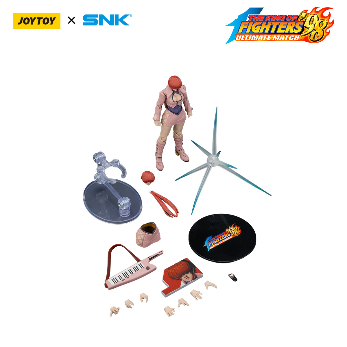 JOYTOY SNK Action Figure 1/18 KOF'98UM Orochi Team Shermie Model Toys JT04056