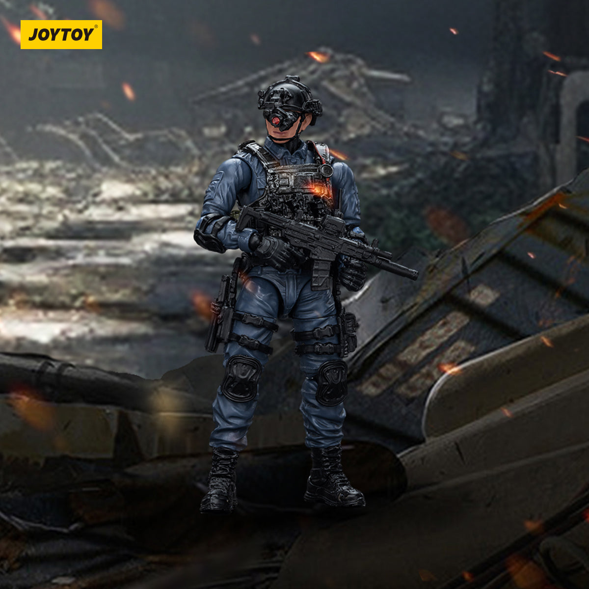 JOYTOY Action Figure 1/18 Army Builder Promotion Pack Figure 32 -Assault Team Member Model Birthday Gifts 
