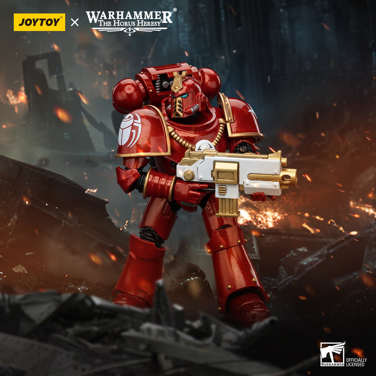 JOYTOY Action Figure 1/18 Thousand Sons Legion MK IV Tactical Squad Legionary 1 Model Birthday Gifts 