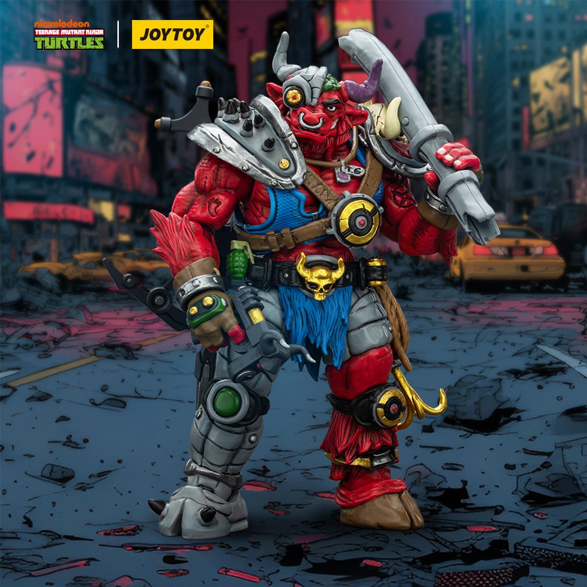 [IN STOCK]JOYTOY TMNT Action Figure 1/18 Groundchuck JT01512