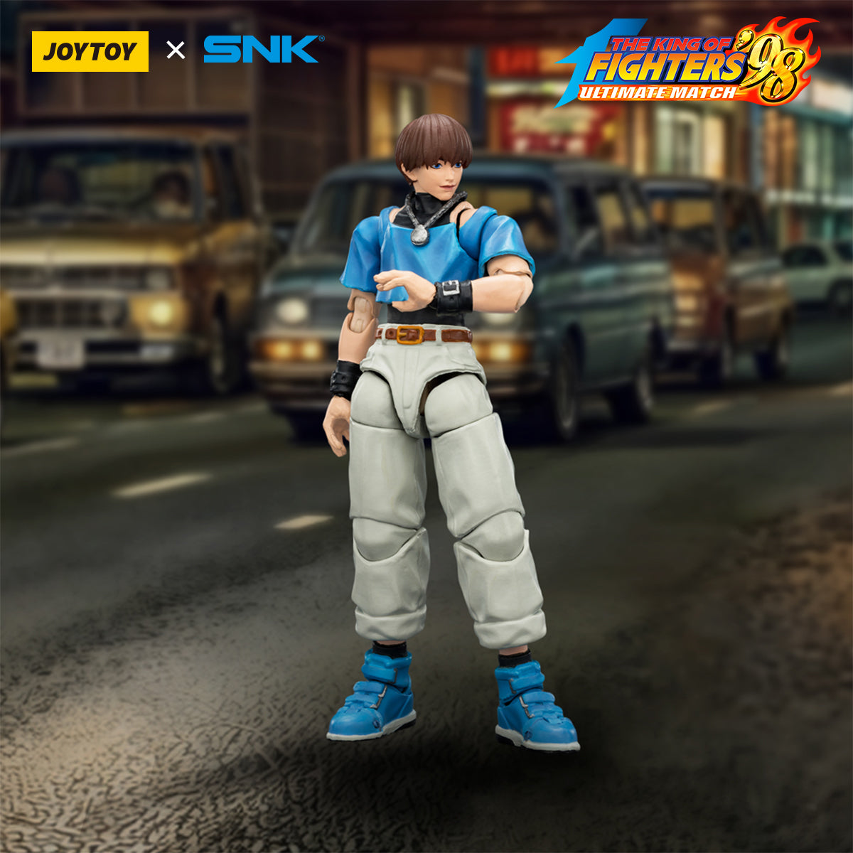 JOYTOY SNK Action Figure 1/18 KOF'98UM Orochi Team Chris Model Toys  JT04063