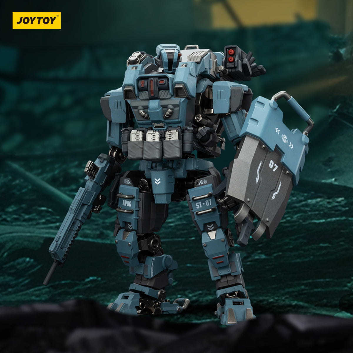 JOYTOY 1/25 Warhammer 40,000  Action Figure APOC Series Falcon Riot Control Mech ST-8607
