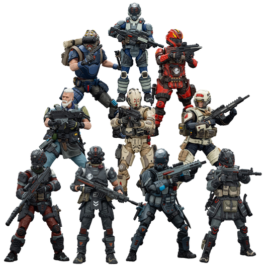 [Pro-order] JOYTOY Dark Source 1/18 Action Figure UNSC-10PCS  Model Toys Gifts