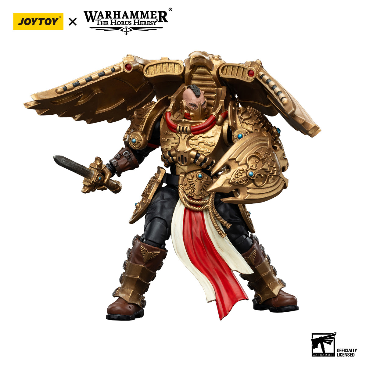 JOYTOY Action Figure 1/18 Legio Custodes Custodian Venatari Squad Venatari with Venatari Lance Model Birthday Gifts 